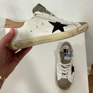 Golden Goose Super-Star Leather Sneakers